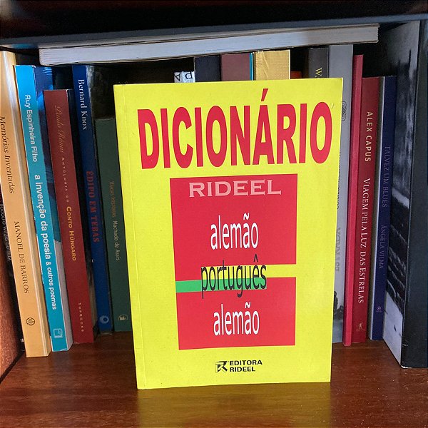 Livro: Dicionário Rideel Alemão-Português-Alemão, de Afonso Telles Alves - Novo