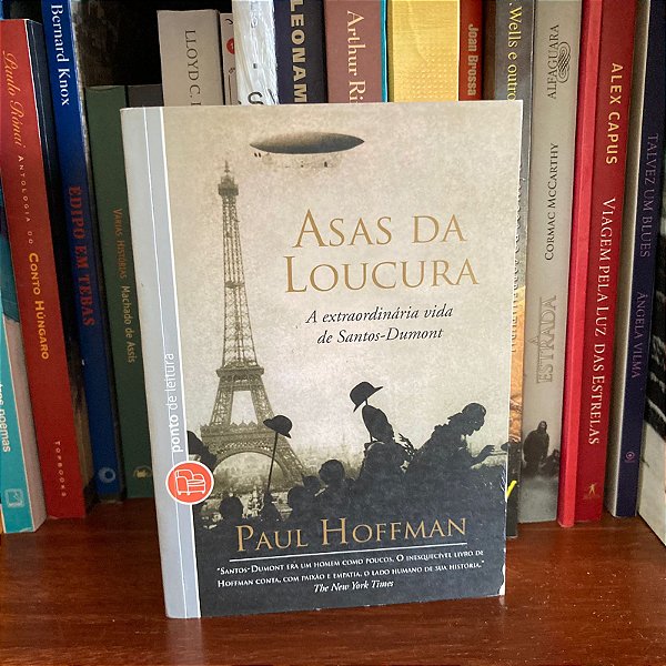 Livro: Asas da loucura, de Paul Hoffman - Novo