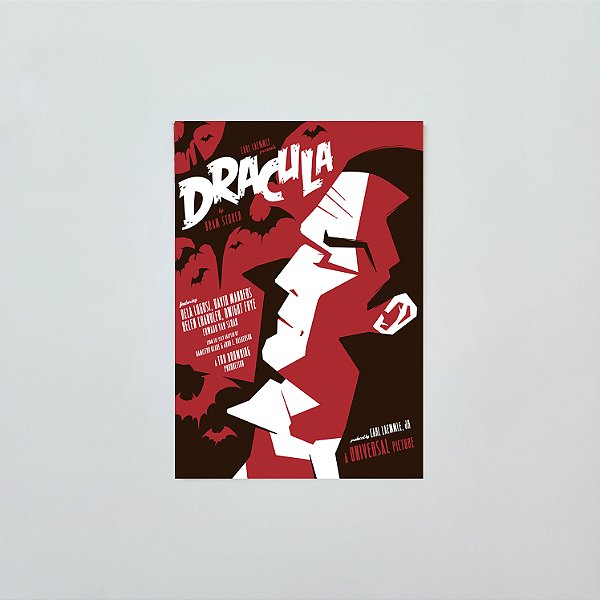 Ímã: Drácula - 8x5cm - Lacrado