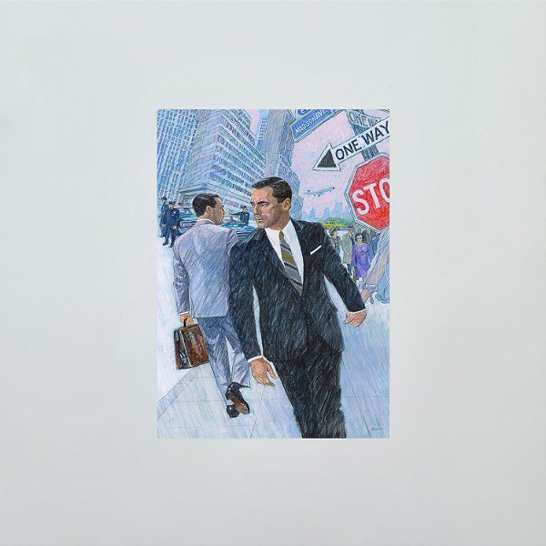 Ímã: Mad men - 8x5cm - Lacrado