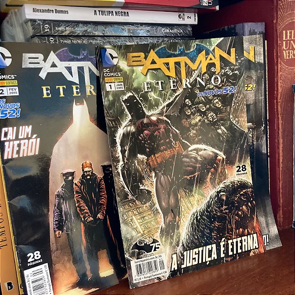 HQ: Batman eterno - Completo, do número 0 ao 52 - Usado