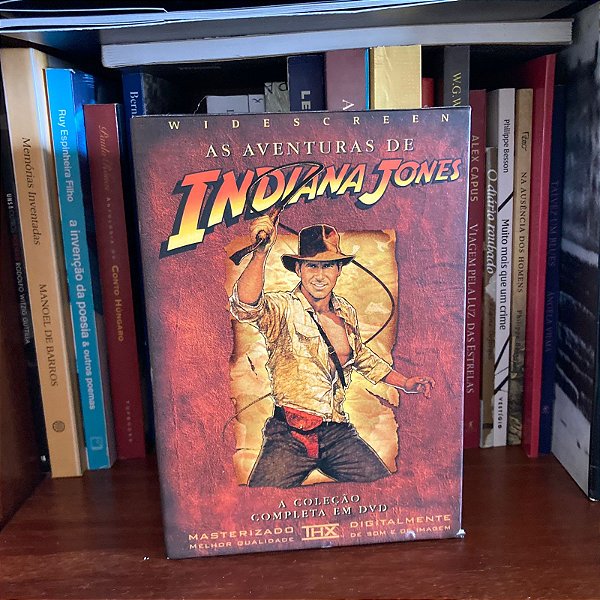 DVD: Box As aventuras de Indiana Jones - A coleção (trilogia) completa em DVD - 4 discos - Usado