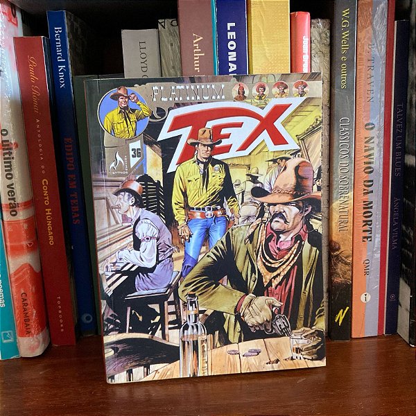 HQ: Tex Platinum 36: A prova de fogo, de Bonelli & Galleppini - Usado
