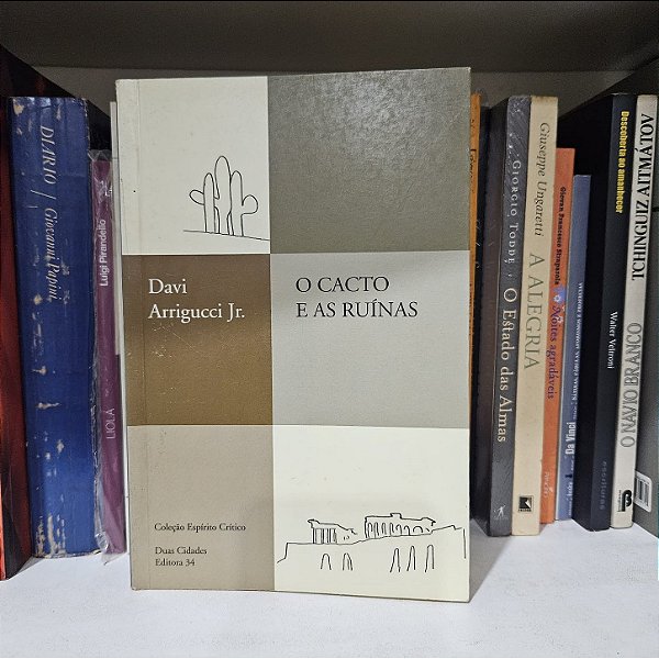 Livro: O cacto e as ruínas, de Davi Arrigucci Jr. - Usado