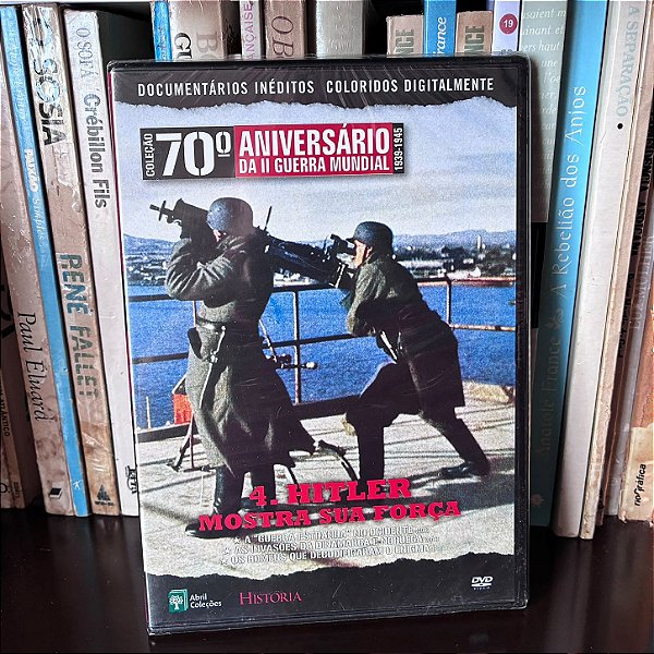 DVD: Coleção 70º Aniversário da II Guerra Mundial - Vol. 4: Hitler Mostra Sua Força - Lacrado