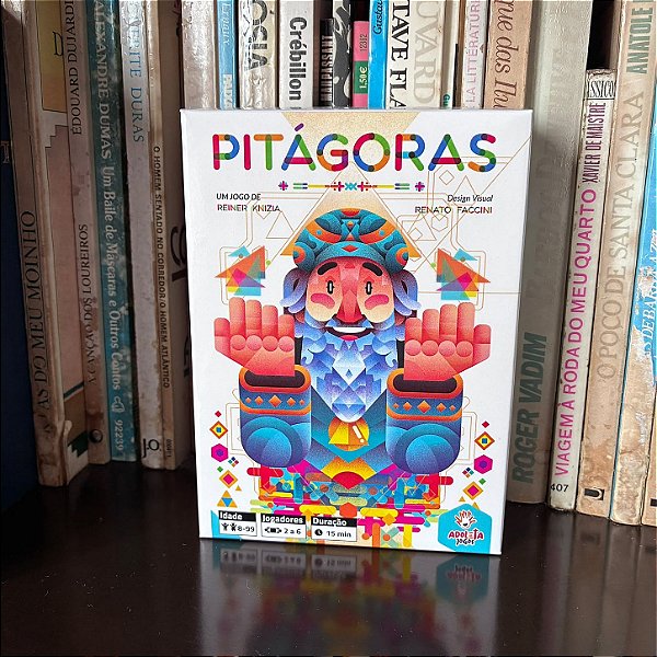 Jogo: Pitágoras, de Reiner Knizia - Usado