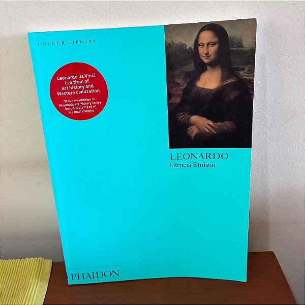 Livro: Leonardo, de Patricia Emison - Em inglês - Usado