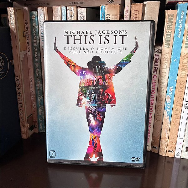 DVD: Michael Jackson's This is it: descubra o homem que você não conhecia - Usado