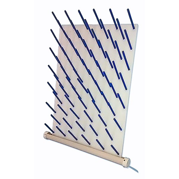 Laboratório Escorredor De Vidrarias Para Bancada Com Canaleta Capacidade:72 pinos