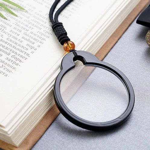 Lupa Colar - Leitura - Black