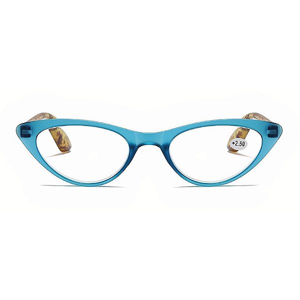 Óculos de Leitura Charlotte - Blue and Tortoise