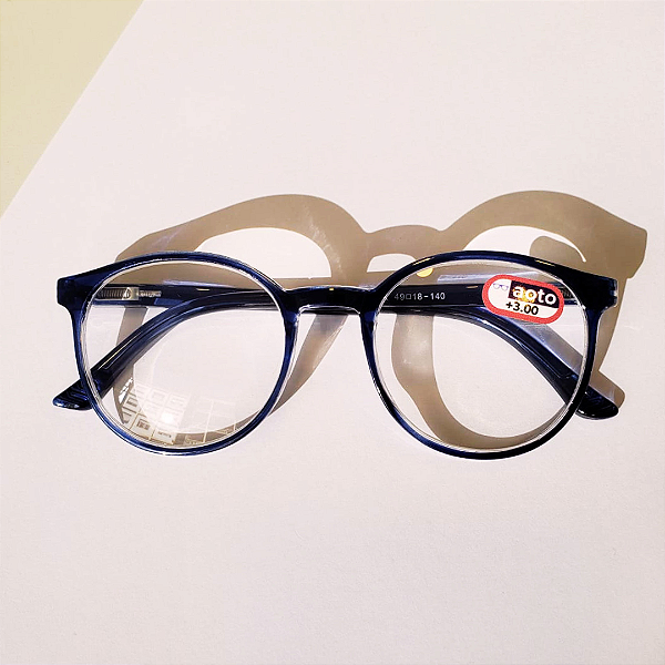 Óculos de Leitura Medelín - Blue and Transparent