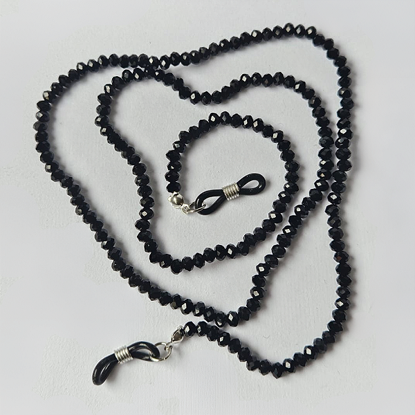 Cordão Para Óculos Strass - Black