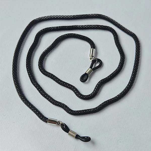 Cordão Para Óculos Metal - Black