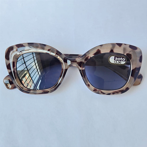 Óculos Escuro Berlim - Dark Marble (Com Grau)