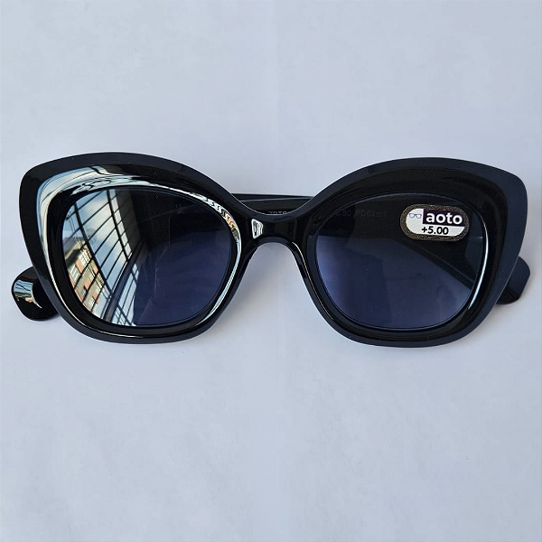 Óculos Escuro Berlim - Black (Com Grau)