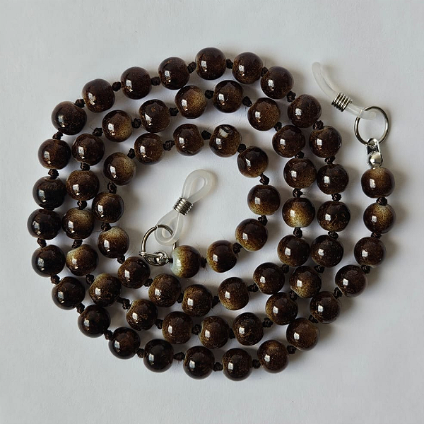 Colar para óculos Beads - Brown