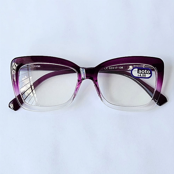 Óculos de Leitura Marselha - Purple and Transparent