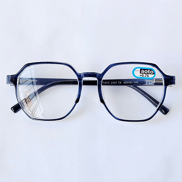 Óculos de Leitura Velletri - Blue and Transparent
