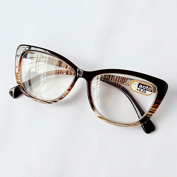 Óculos de Leitura Udine - Striped Brown