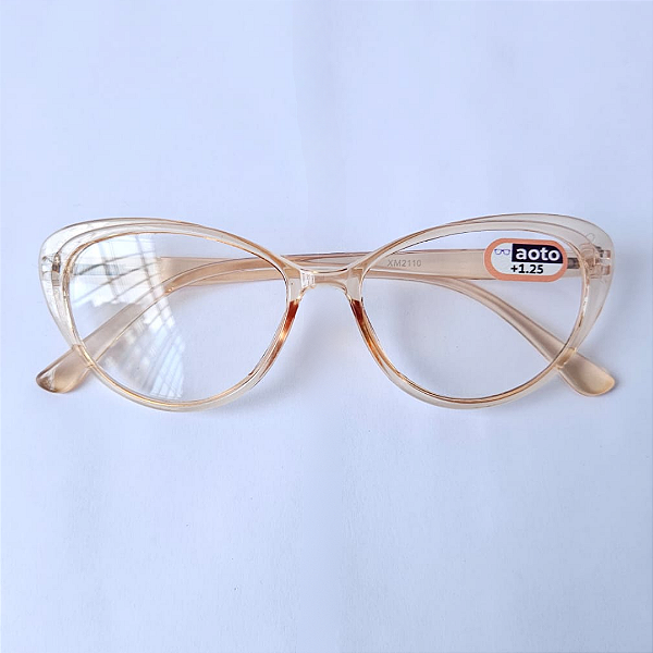Óculos de Leitura San Marino - Beige Transparent