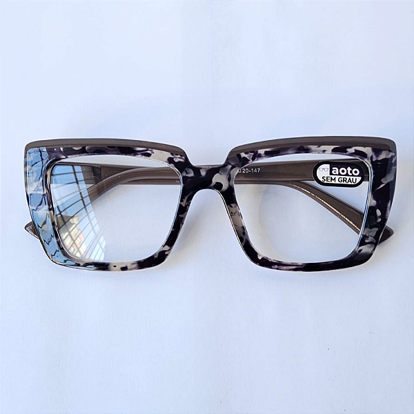 Óculos de Leitura Bergamo - Dark Marble