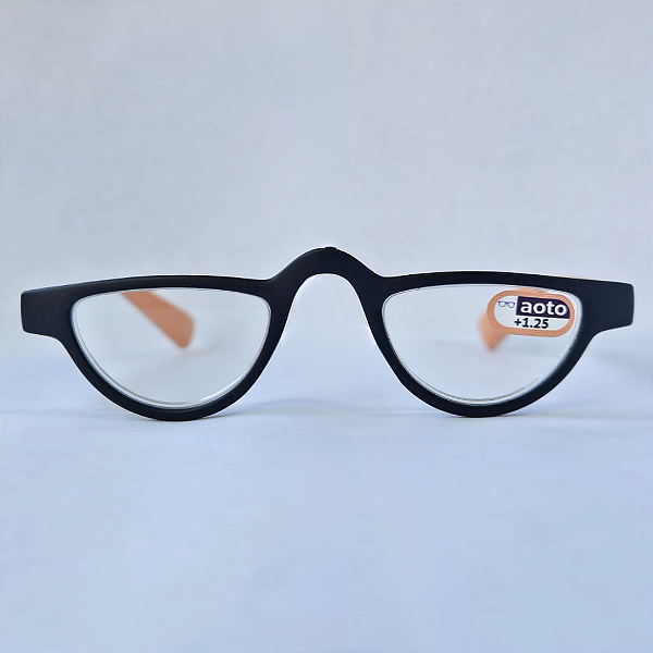 Óculos de Leitura Metz - Black and Orange