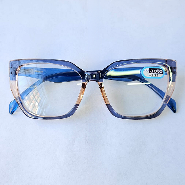 Óculos de Leitura New Arezzo - Blue Transparent