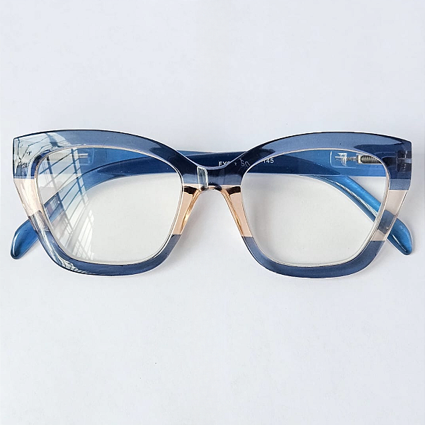 Óculos de Leitura Rio - Blue Transparent