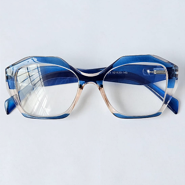 Óculos de Leitura Cartagena - Blue Transparent