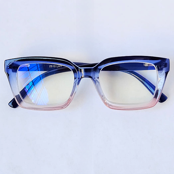 Óculos de Leitura New Turim - Blue and Pink