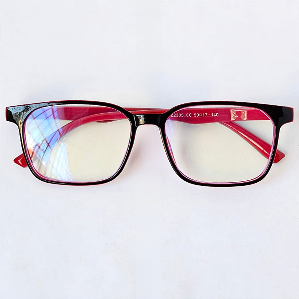 Óculos de Leitura Kentucky - Black and Red