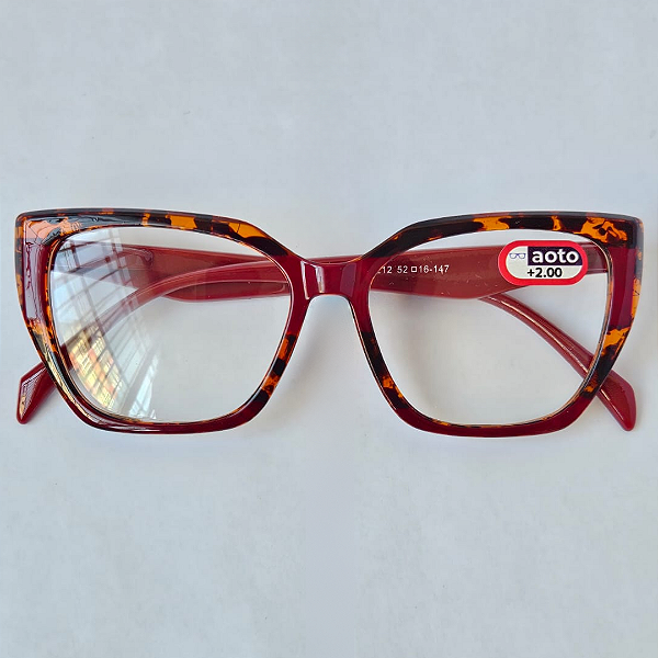 Óculos de Leitura New Arezzo - Tortoise Red