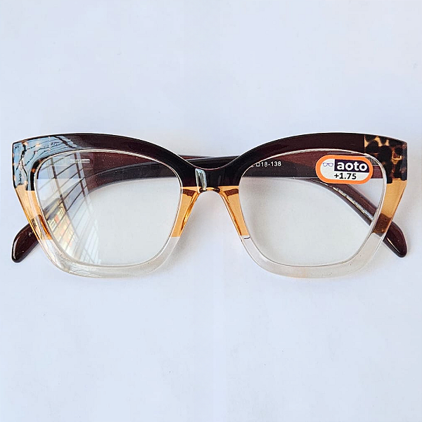 Óculos de Leitura Rio - Brown Transparent