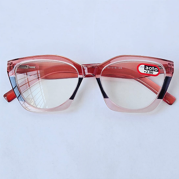 Óculos de Leitura Monterrey - Red Black and Transparent