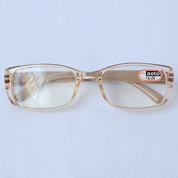 Óculos de Leitura Tijuana - Beige Transparent