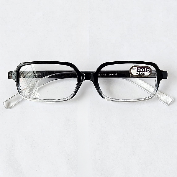 Óculos de Leitura Tokyo Square - Black and Transparent