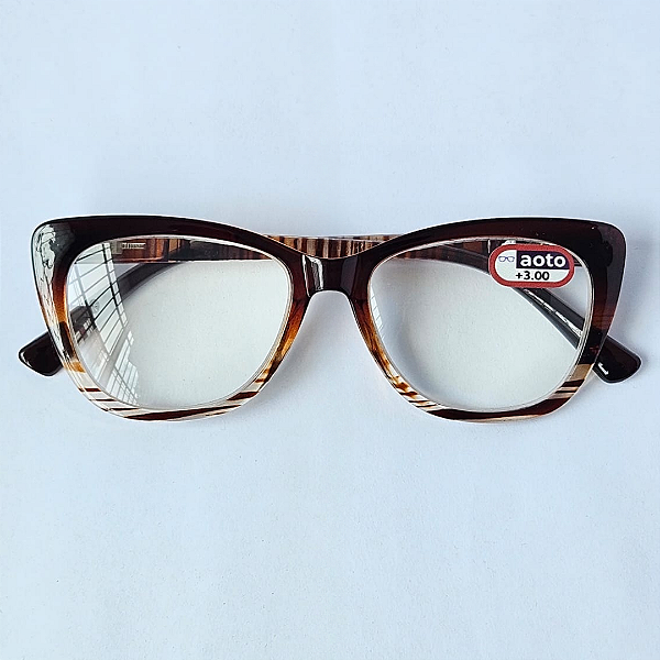 Óculos de Leitura Montevidéu - Striped Brown