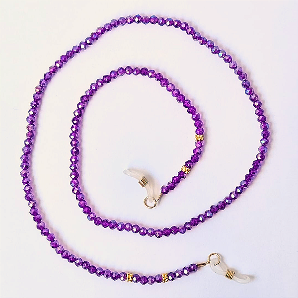 Cordão Para Óculos Strass - Purple