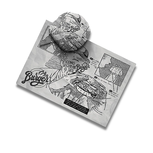 PAPEL MANTEIGA PERSONALIZADO