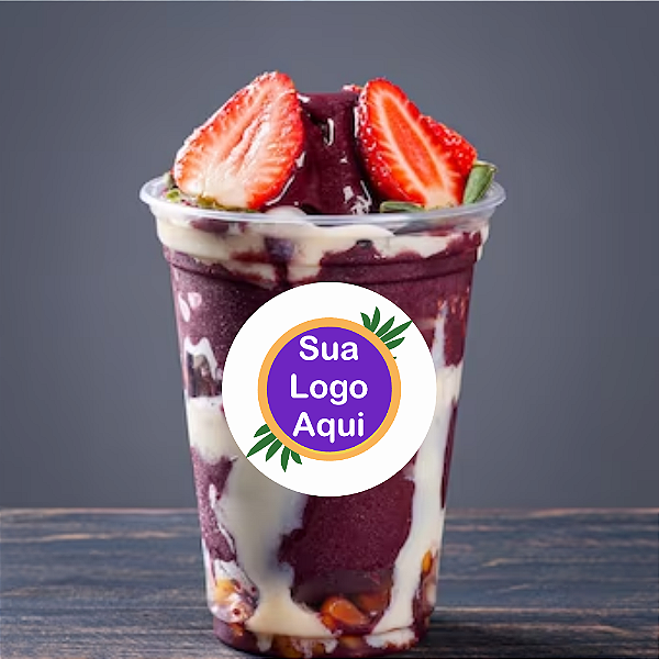 Rótulo Adesivo Personalizado p/ Açaí