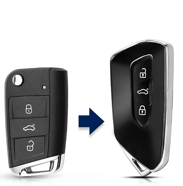 Chave Volkswagen modelo MK8