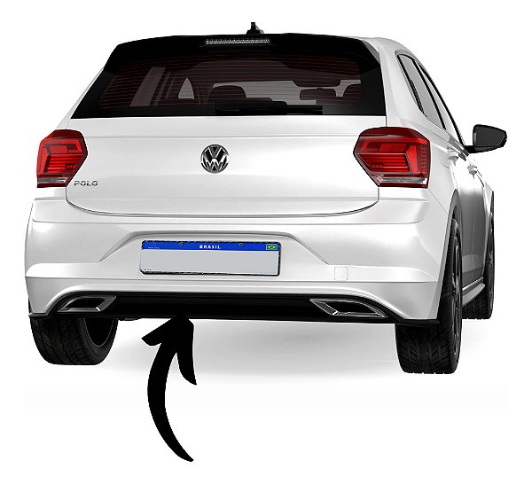 Difusor Traseiro Polo MK6 R-Line 18 a 22