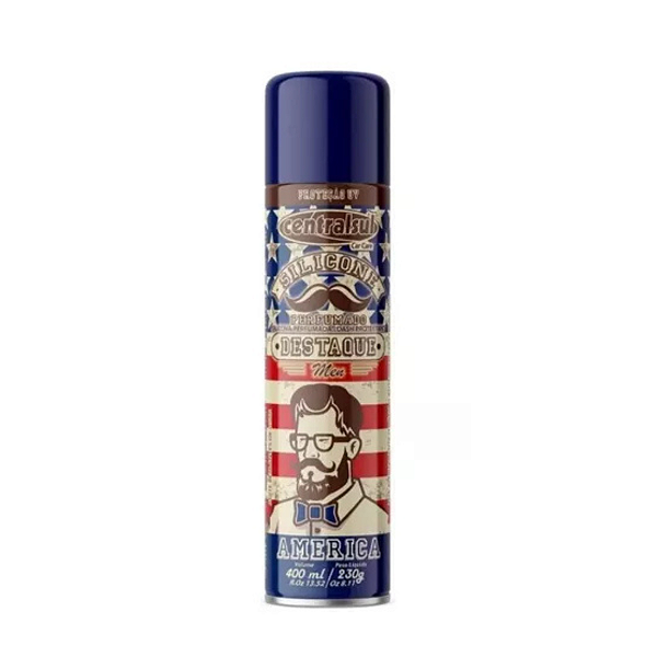 Silicone Aerossol Destaque Men America 400 Ml