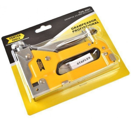 Grampeador 4-14mm Com Grampos Extra