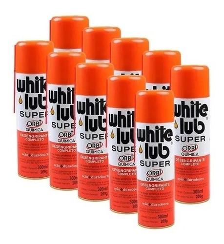 Óleo Anti Ferrugem White Lub Orbi 300ml Com 12 Un