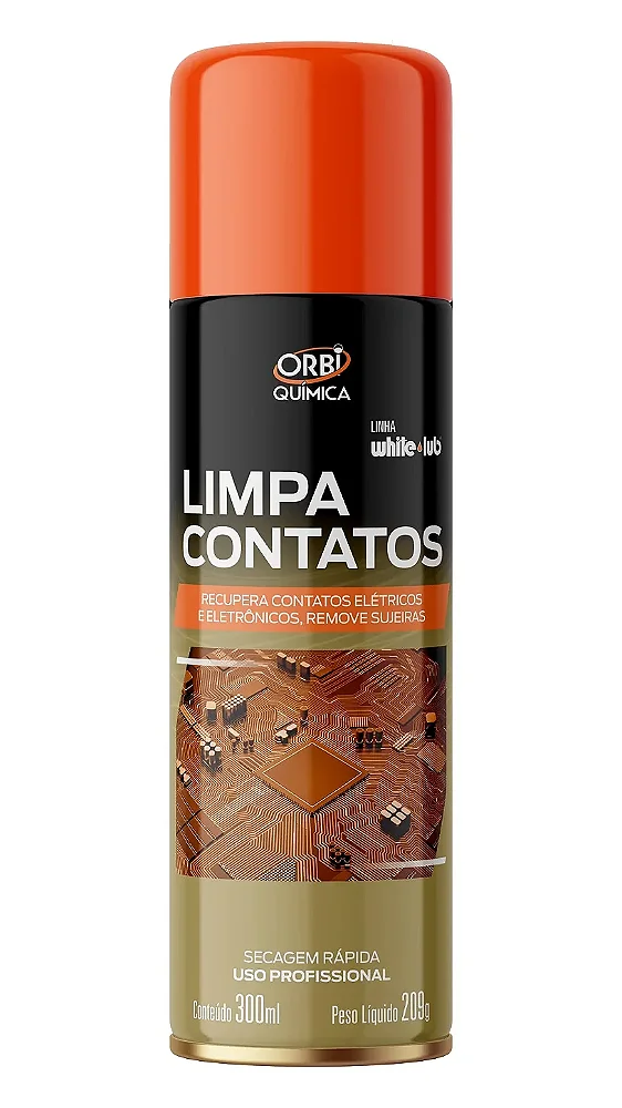 White Lub Super Desengripante Óleo Spray 300ml Orbi Química