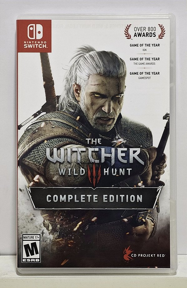 The Witcher 3 Wild Hunt Complete Edition - Nintendo Switch - Semi-Novo