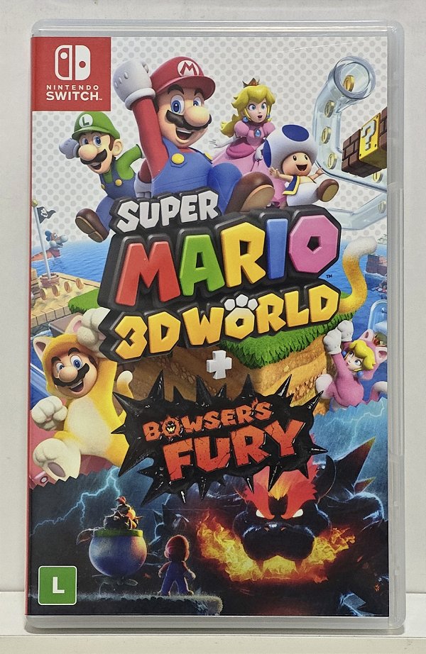 Super Mario 3D World + Bowser's Fury - Nintendo Switch - Semi-Novo
