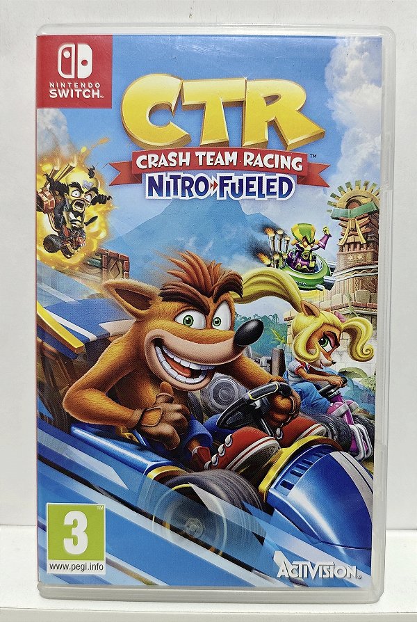 Crash Team Racing Nitro Fueled - Nintendo Switch - Semi-Novo